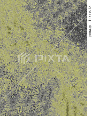 The background texture of the matte mustard-colored surface with spots and scratches 123540121
