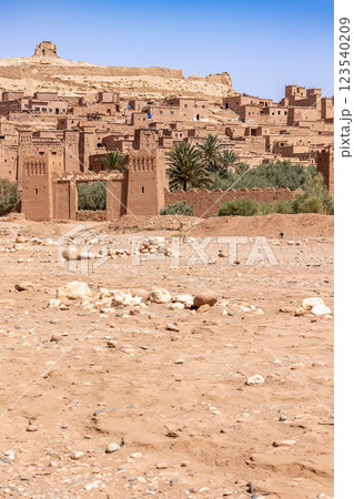 Ait Benhaddou, Morocco. Vertically. 123540209