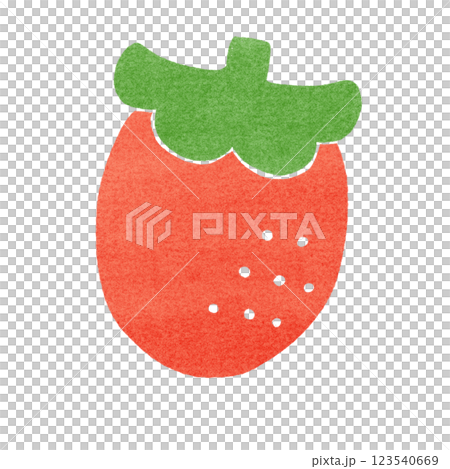 草莓郵票風格插圖 草莓郵票風格插圖 123540669