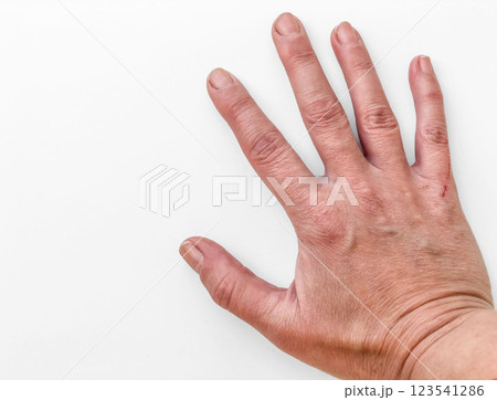 female hand isolated on white background female hand isolated on white background 123541286