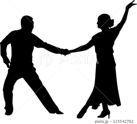 シニア社交ダンス 123542702