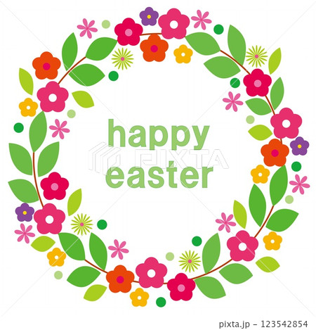 ハッピーイースター　happy easter　復活祭　easter 123542854