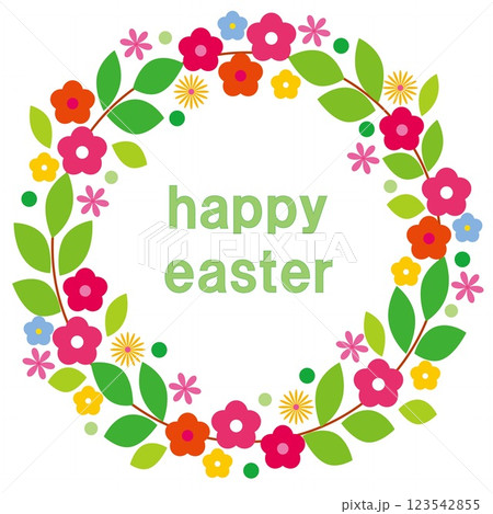 ハッピーイースター　happy easter　復活祭　easter 123542855