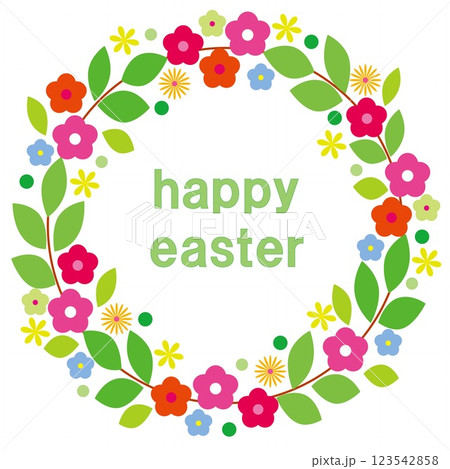 ハッピーイースター　happy easter　復活祭　easter 123542858