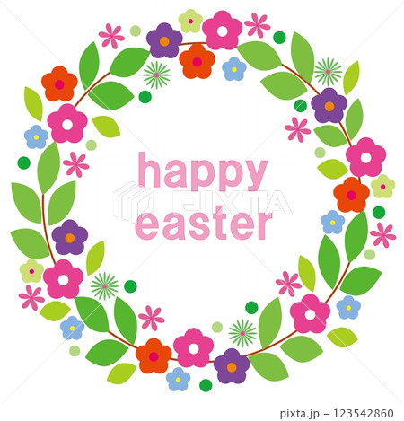 ハッピーイースター　happy easter　復活祭　easter 123542860