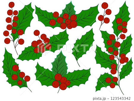 Set of color illustrations in hand draw style Set of color illustrations in hand draw style 123543342