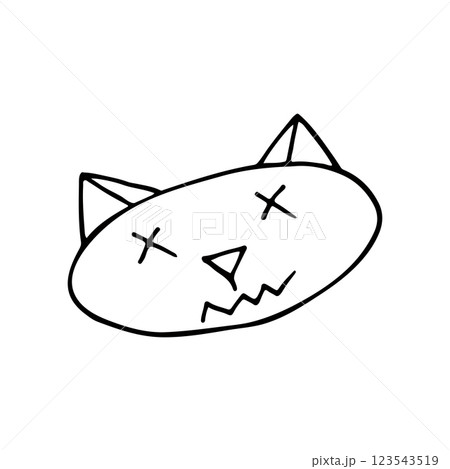 Halloween illustration in hand draw style. Element of your design 123543519