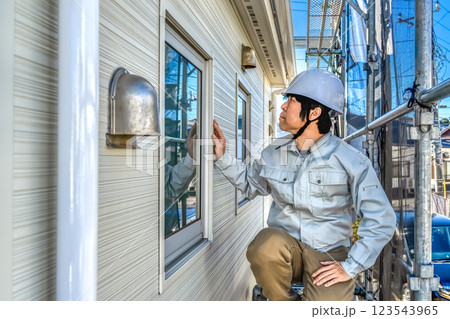 戸建て家屋の屋根修理工事 戸建て家屋の屋根修理工事 123543965