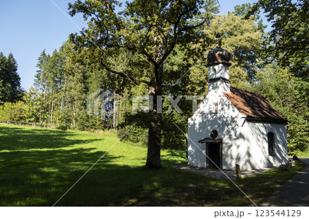 Hiking trail at Way of St. James Isar Loisach Tiroler Ache Inn 123544129