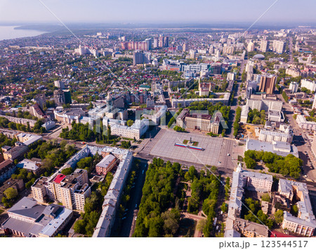Panoramic view of Voronezh city center 123544517