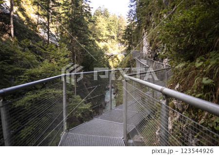 Leutascher Geisterklamm canyon, Tyrol, Austria Leutascher Geisterklamm canyon, Tyrol, Austria 123544926