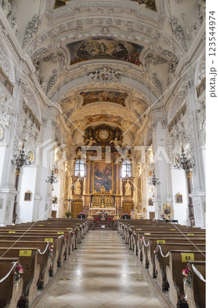 Monastery Benediktbeuren, Bavaria, Germany Monastery Benediktbeuren, Bavaria, Germany 123544974