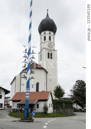 St. Benedikt Church Gelting at Way of St. James Isar Loisach Tiroler Ache  Inn 123545189