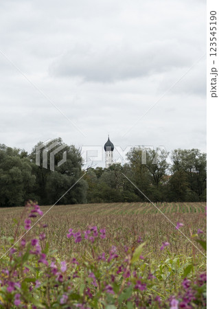 St. Benedikt Church Gelting at Way of St. James Isar Loisach Tiroler Ache Inn St. Benedikt Church Gelting at Way of St. James Isar Loisach Tiroler Ache Inn 123545190