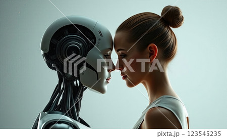 Human vs. Machine A Futuristic Face-Off Between Humanity and Artificial Intelligence 123545235