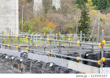 橋脚補修工事 橋脚補修工事 123545327