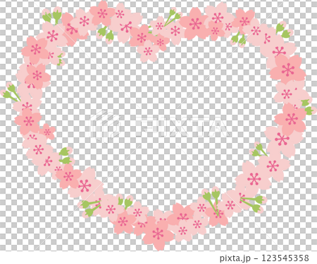 Cherry Heart Frame 123545358