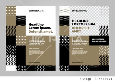 Brochure Layout template design 123545554