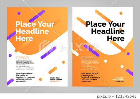 Minimal poster template design Minimal poster template design 123545643