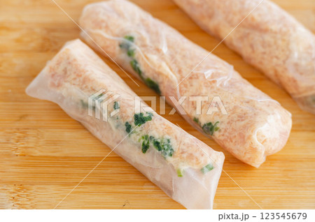 豆腐入りライスペーパー餃子 豆腐入りライスペーパー餃子 123545679