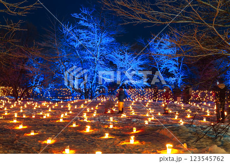 スノーキャンドル　 (雪原カーニバルなかさと) 123545762