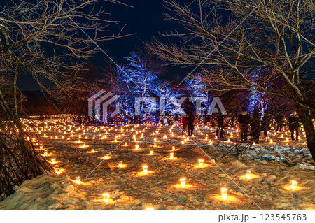 スノーキャンドル　 (雪原カーニバルなかさと) 123545763