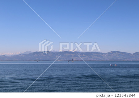 Panorama of Lake Constance, Lindau, Bavaria, Germany Panorama of Lake Constance, Lindau, Bavaria, Germany 123545844