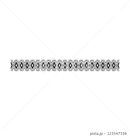 Border frame icon, divider horizontal line vector shape icon for decorative vintage doodle element for design in vector illustration 123547336