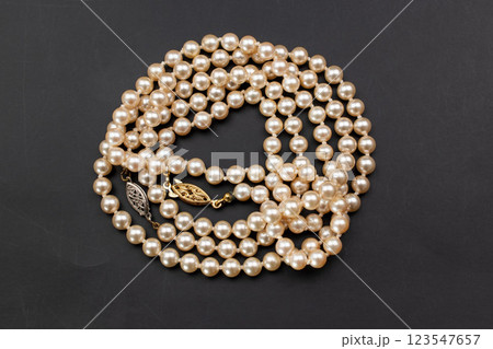 Unique necklace for women on a black background, promotional photo for an online vintage and handmade jewelry store Unique necklace for women on a black background, promotional photo for an online vintage and handmade jewelry store 123547657