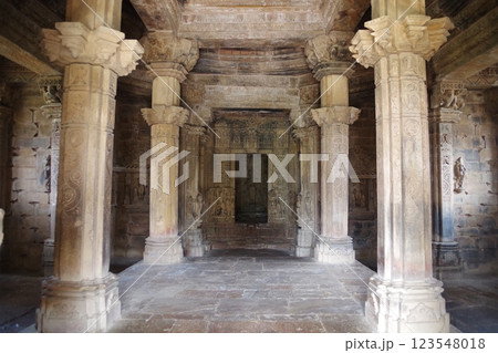 インド 世界遺産カジュラーホーの建造物群 インド 世界遺産カジュラーホーの建造物群 123548018