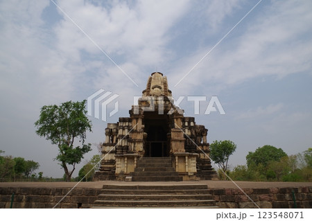 インド 世界遺産カジュラーホーの建造物群 インド 世界遺産カジュラーホーの建造物群 123548071
