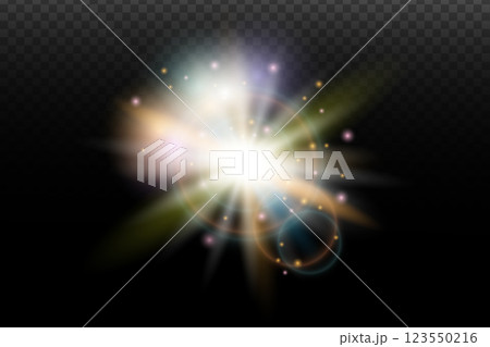 abstract light effect with sparks abstract light effect with sparks 123550216