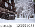 雪の白川郷 123551083