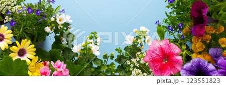 Spring decoration of a home balcony Spring decoration of a home balcony 123551823