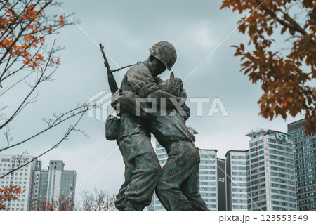 Korean War Memorial Statue 123553549