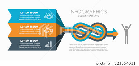Infographic design template with place for your data. Vector illustration. 123554011