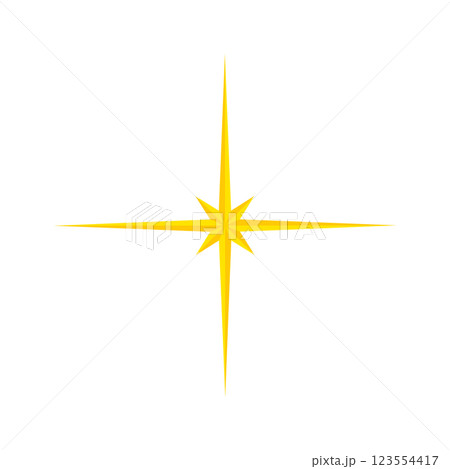 Star of Bethlehem Icon. Christmas star. Glitter Sparkling 123554417