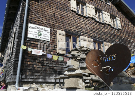 Nordlinger hut on Karwendel Hohenweg, Austria 123555518