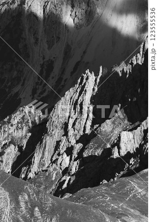 Panoramic view from Nordlinger hut on Karwendel Hohenweg, Austria 123555536