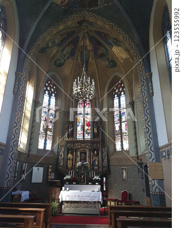Pilgrimage church Maria Locherboden in Motz, Tyrol, Austria 123555992