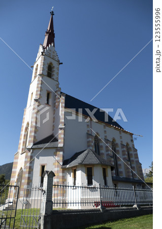 Pilgrimage church Maria Locherboden in Motz, Tyrol, Austria 123555996