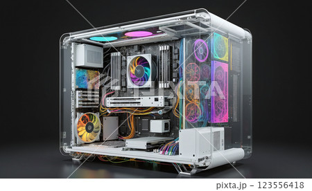 Illustrative representation of a transparent...のイラスト素材 [123556418] - PIXTA