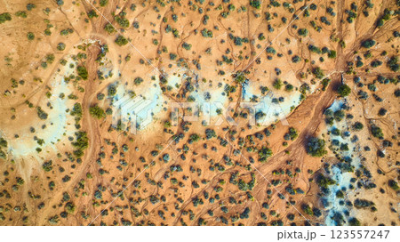 Aerial of Gooseberry Mesa Desert Patterns in Utah Aerial of Gooseberry Mesa Desert Patterns in Utah 123557247