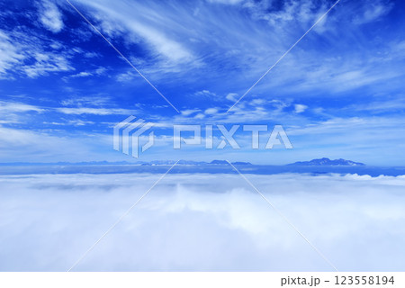 志賀高原 雲海 志賀高原 雲海 123558194