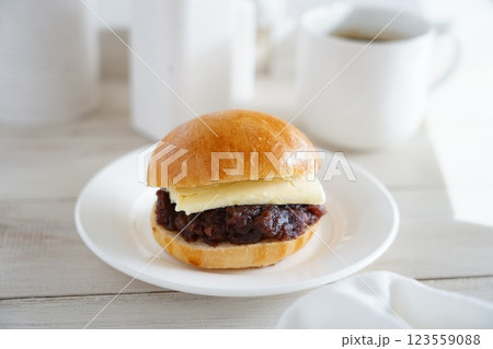あんバターサンド 123559088