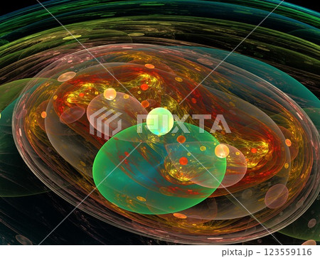 Imaginatory fractal abstract background Image 123559116