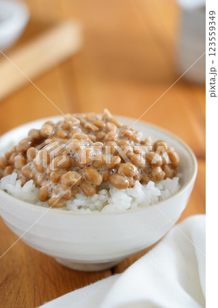 納豆ご飯 納豆ご飯 123559349