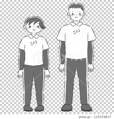從事與動物有關的職業的男性和女性的插圖集 123559627
