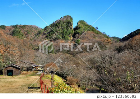 世界遺産『佐渡島の金山』のシンボル的な景観…【道遊の割戸】 123560392