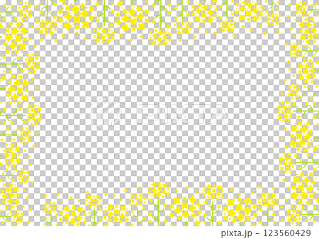 水彩油菜花背景架構圖 123560429